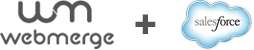 Webmerge to Salesforce graphic